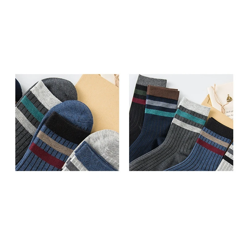 

Pure Cotton Socks Men's Warm Casual Men's Socks Sweat-Absorbent Thick Cotton Socks
