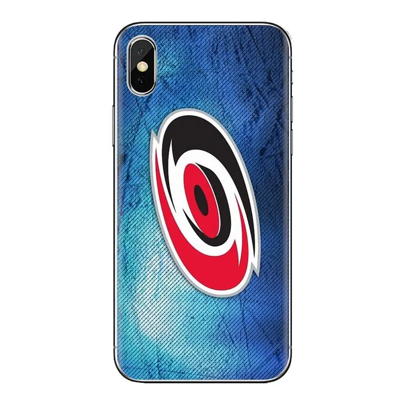 Carolina Hurricanes логотип США спортивный силиконовый чехол для samsung Galaxy S3 S4 S5 Mini S6 S7 Edge S8 S9