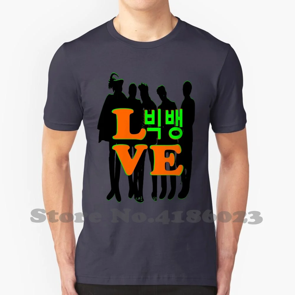

♥♫Love Kpop Forever♪♥Стильная дизайнерская модная футболка, Мужская футболка с надписью Love Best K Pop Boy Band, стильная мужская футболка Saranghaeyo amazing K Pop