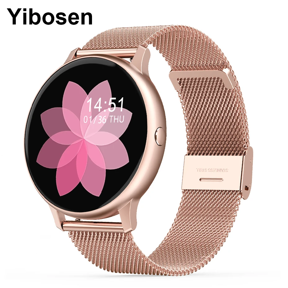 Yibosen 2020 для мужчин женщин Смарт-часы 1 3 &quotHD Bluetooth 5 0 ECG + PPG монитор сердечного ритма