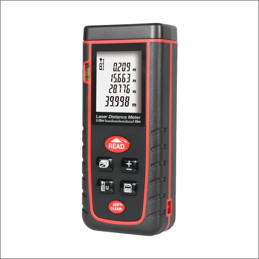 Лазерный дальномер RZ S40 40 м 60 80 100 электронная линейка цифровая рулетка