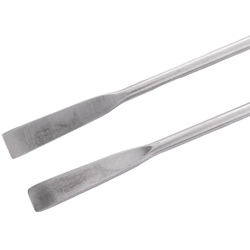 

2Pcs 125mm Length Double Head Lab Instruments Stainless Steel Sampling Spatula
