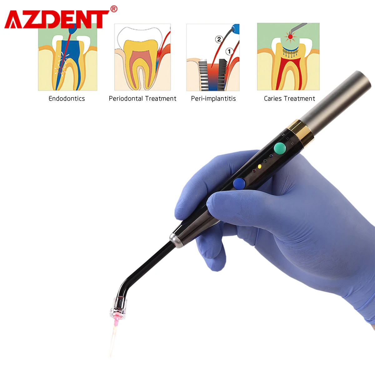 Стоматологическое фотоактивационное дезинфекционное медицинское лазерное