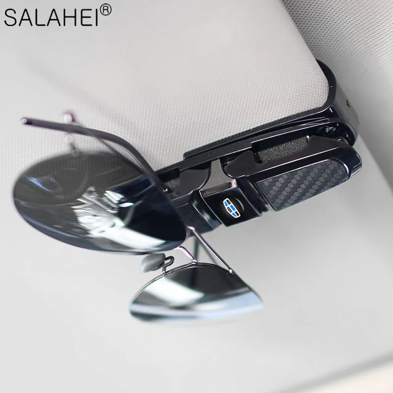 

Car Glasses Sunglasses Clip Holder For Geely Emgrand X7 EC7 Atlas Boyue CK2 GC6 Parts LC Auto Sun Visor Clip Portable Styling