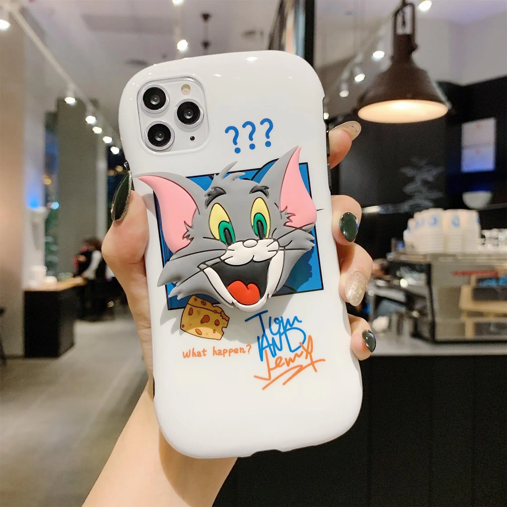 Милый 3D чехол для iphone 11 Pro Max XR X XS 7 8 Plus ударопрочный с откидной подставкой |