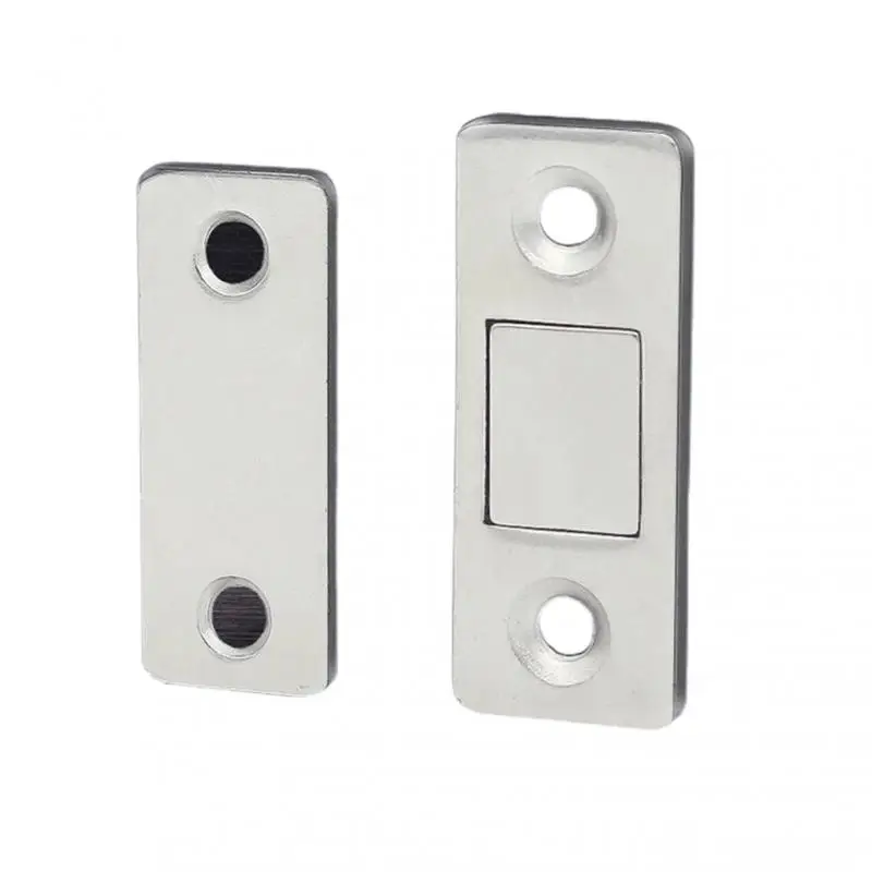 

Ultra-thin Invisible Magnetic Door Stoppers For Wardrobe Drawer Stainless Steel Magnetic Door Stopper Non Punching Sticker Hidde