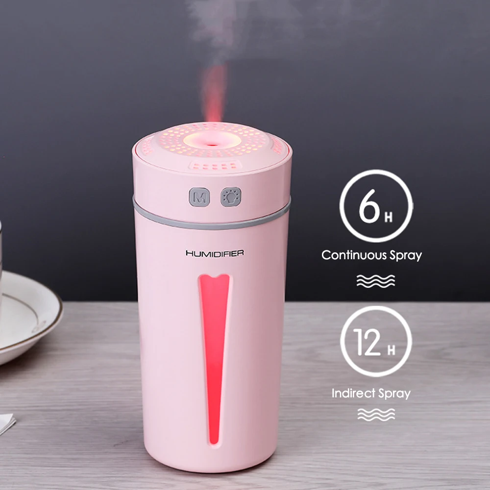 Car Home Air Humidifier Ultrasonic Mini USB LED Purifier Aroma Diffuser Freshener Auto Electronics Accessories | Автомобили и