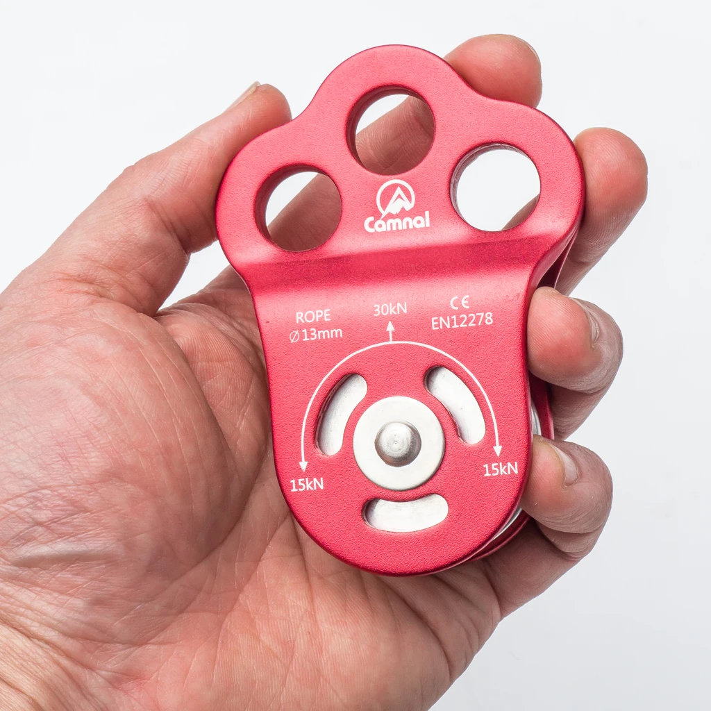 Тройной шкив крепления 30 кН/навесной арборик для альпинизма 13 мм веревка