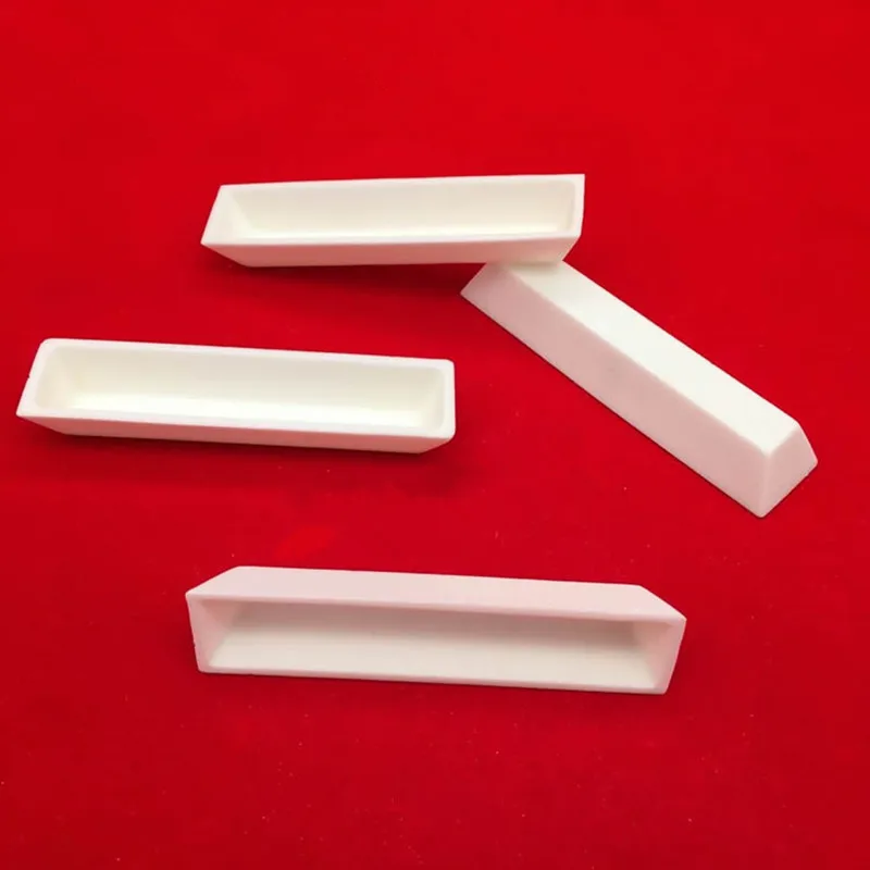 Керамический тигель Al2O3 100x23x15 мм трапециевидный глиноземный Спеченный - купить по