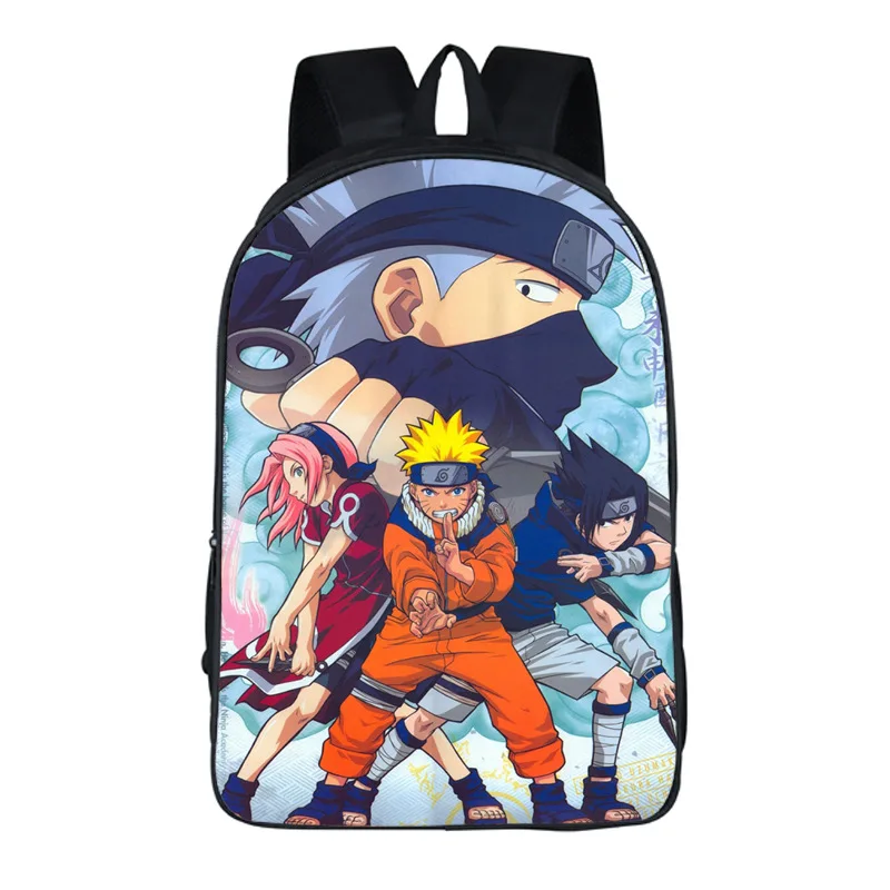 Японское аниме Наруто Косплей студенческие рюкзаки рукоделие принт классные