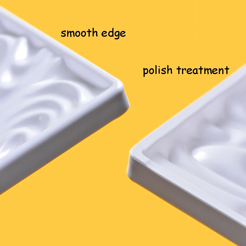 Имитация керамики Акварельная краска палитра лоток волнистая форма