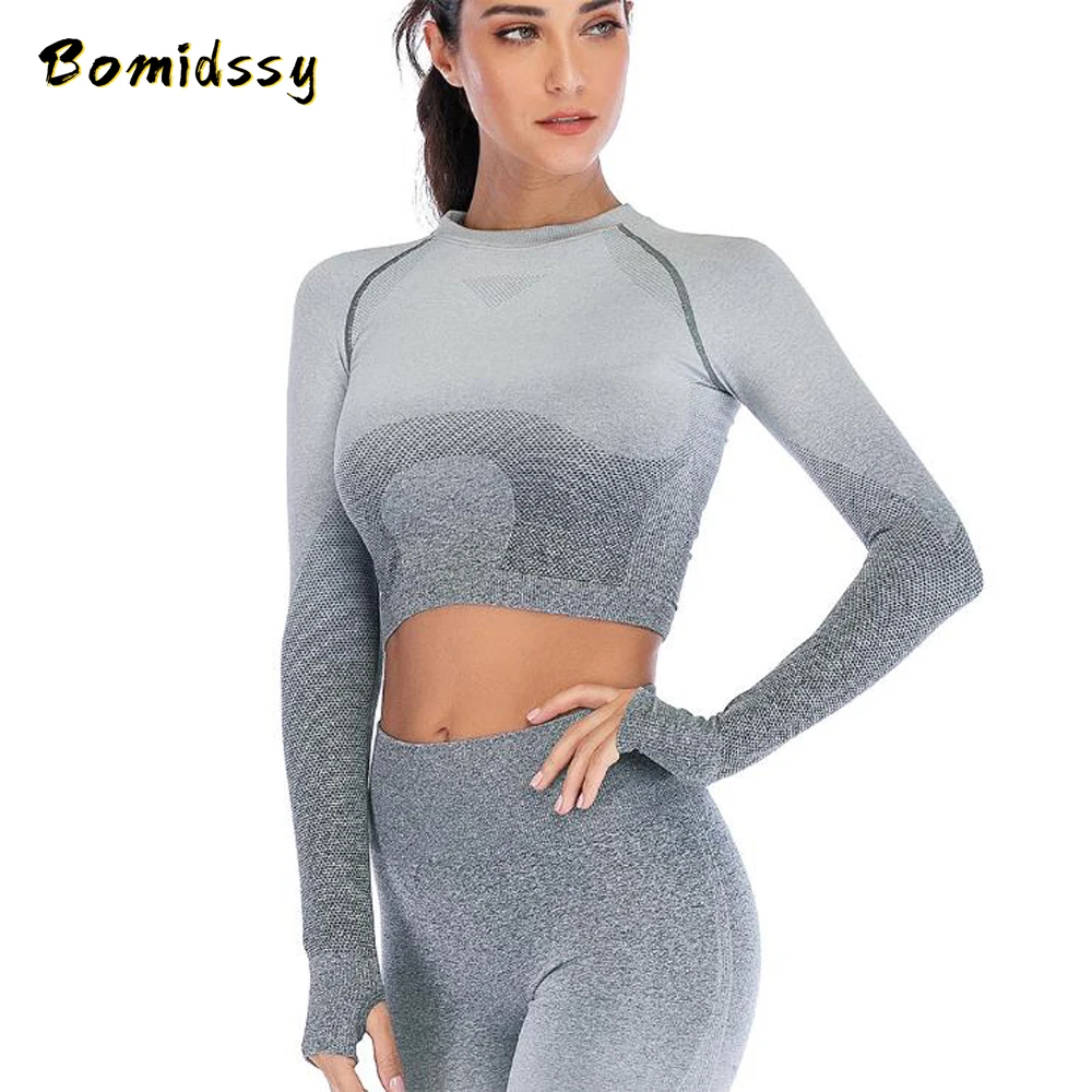 Женский спортивный комплект для бега одежда йоги тренировочная тренажерного