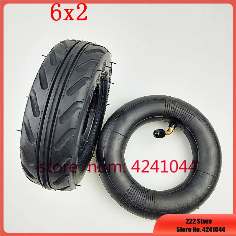 Комплект шин 6 дюймов х2 с внутренней трубкой подходит для электрического скутера