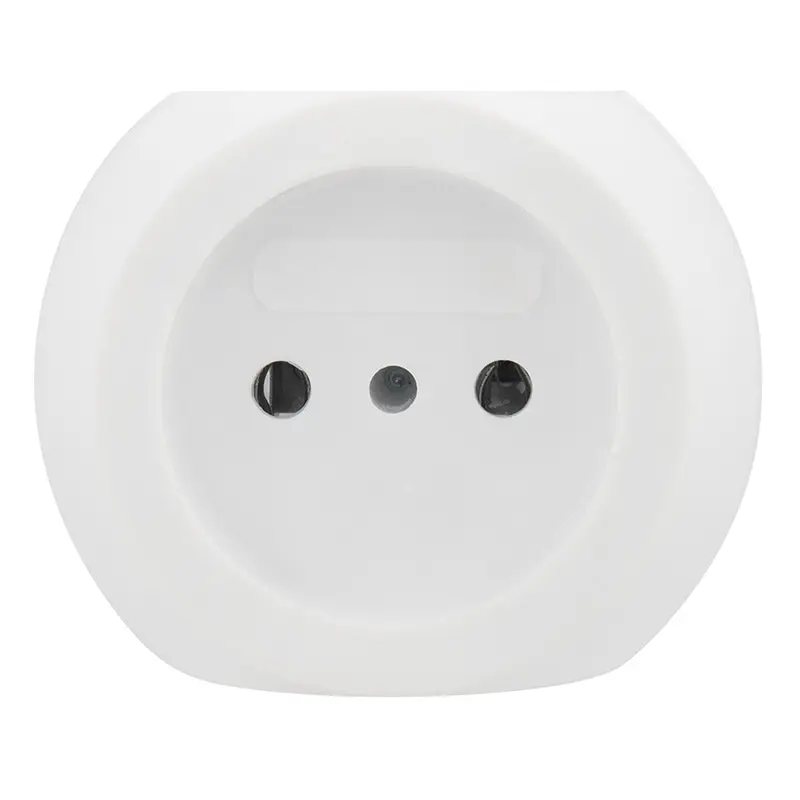 Электрический тройник &quotШар&quot 220 В сетевой белый разветвитель для розетки 6 А из