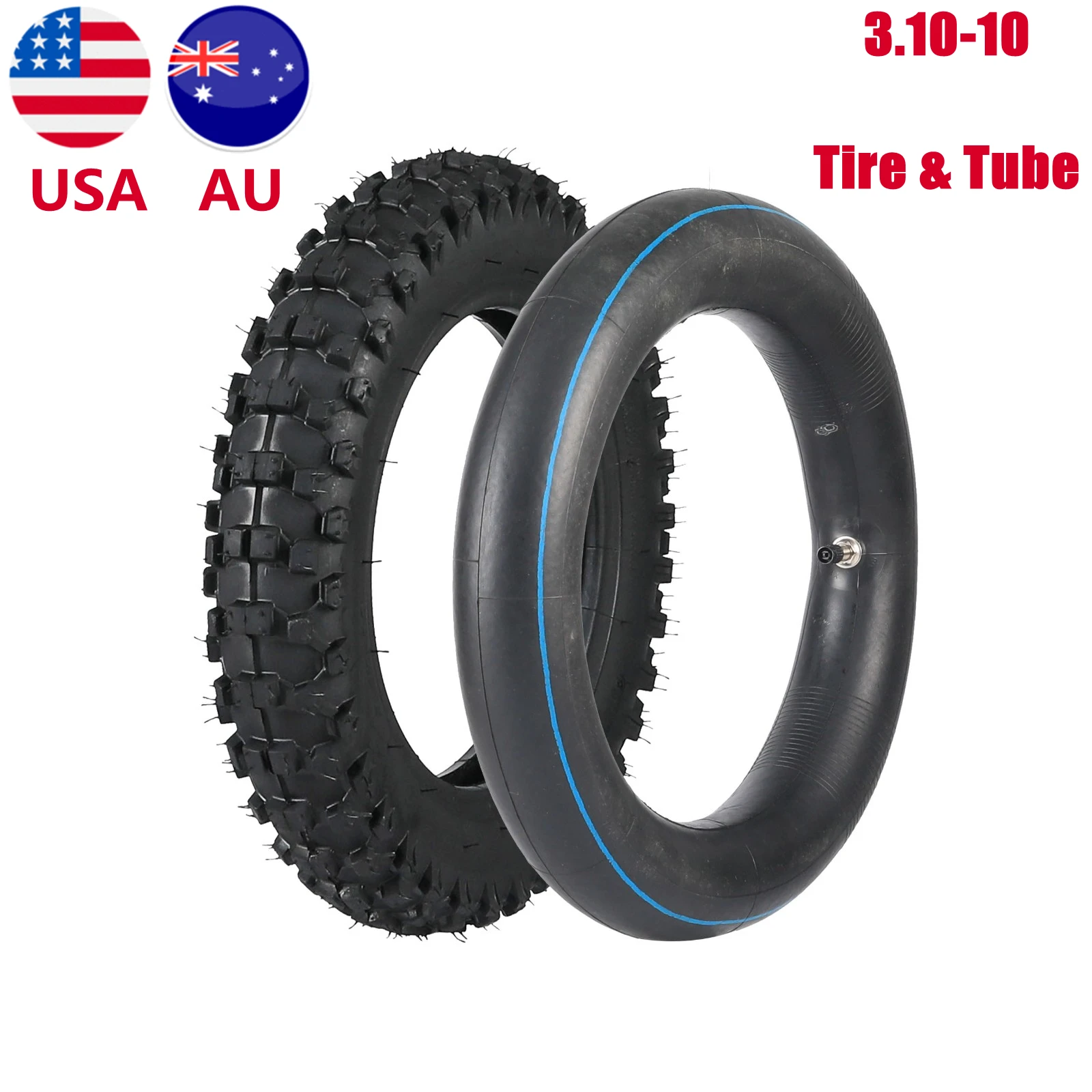 

Шина для мотоцикла TDPRO 3,00-10 80/100 - 10 ", задняя шина + колесная трубка PIT PRO Trail Dirt Bike, Подлинная