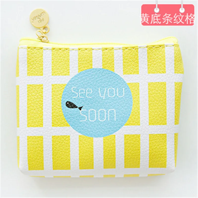 Летние Новые брендовые кожаные кошельки маленькие свежие повседневные PU кошелек