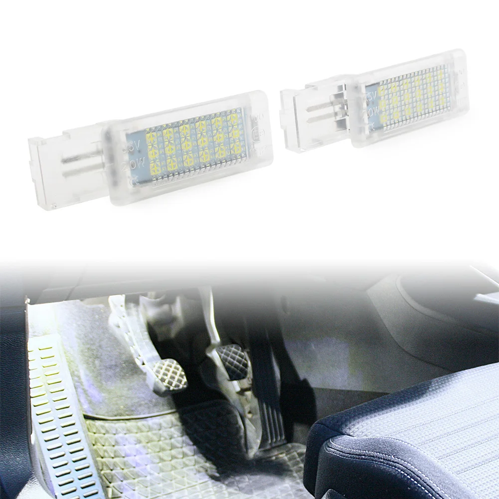 Для VW Golf MK5 MK6 Plus Jetta Passat CC EOS Scirocco для SKODA Superb Fabia Car Footwell светильник красный