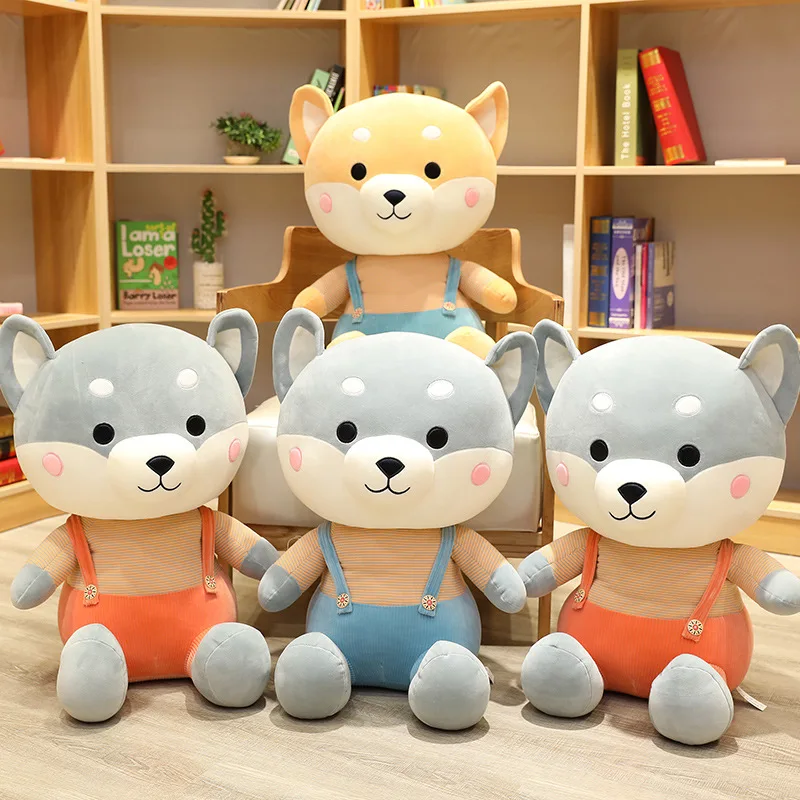 

40-60cm Fat Giant Size Cute Corgi Dog Plush Shiba Inu Toys Stuffed Animal Puppy Dog Pillow Kawaii Christmas Gift for Kids