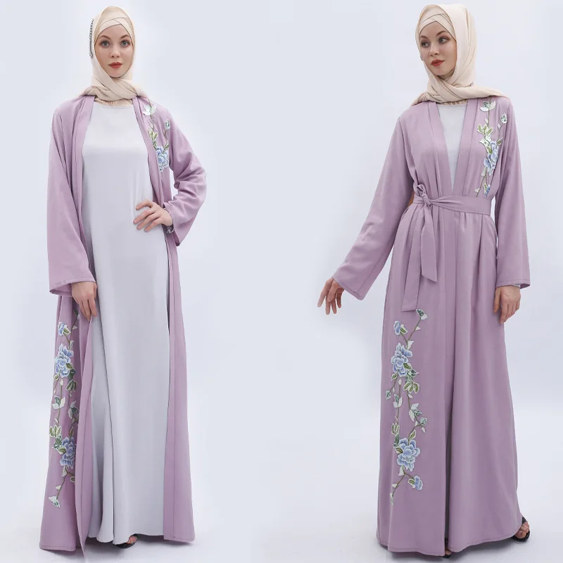 2019 открытая абайя марокканский кафтан женское кимоно Турецкая Бангладеш