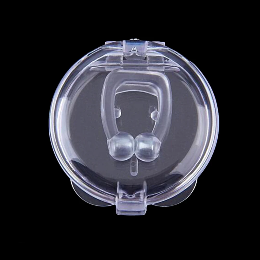 Nose Clip Silicone Magnetic Anti Snore Stop Snoring Sleep Tray Sleeping Aid Apnea Guard Night Device With Case 2019 new | Красота и