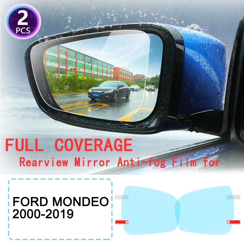 

DK Anti Fog Film Rearview Mirror Full Cover for Ford Mondeo mk3 mk4 mk5 2000~2019 Fusion 2004 2006 2008 2010 2014 2017