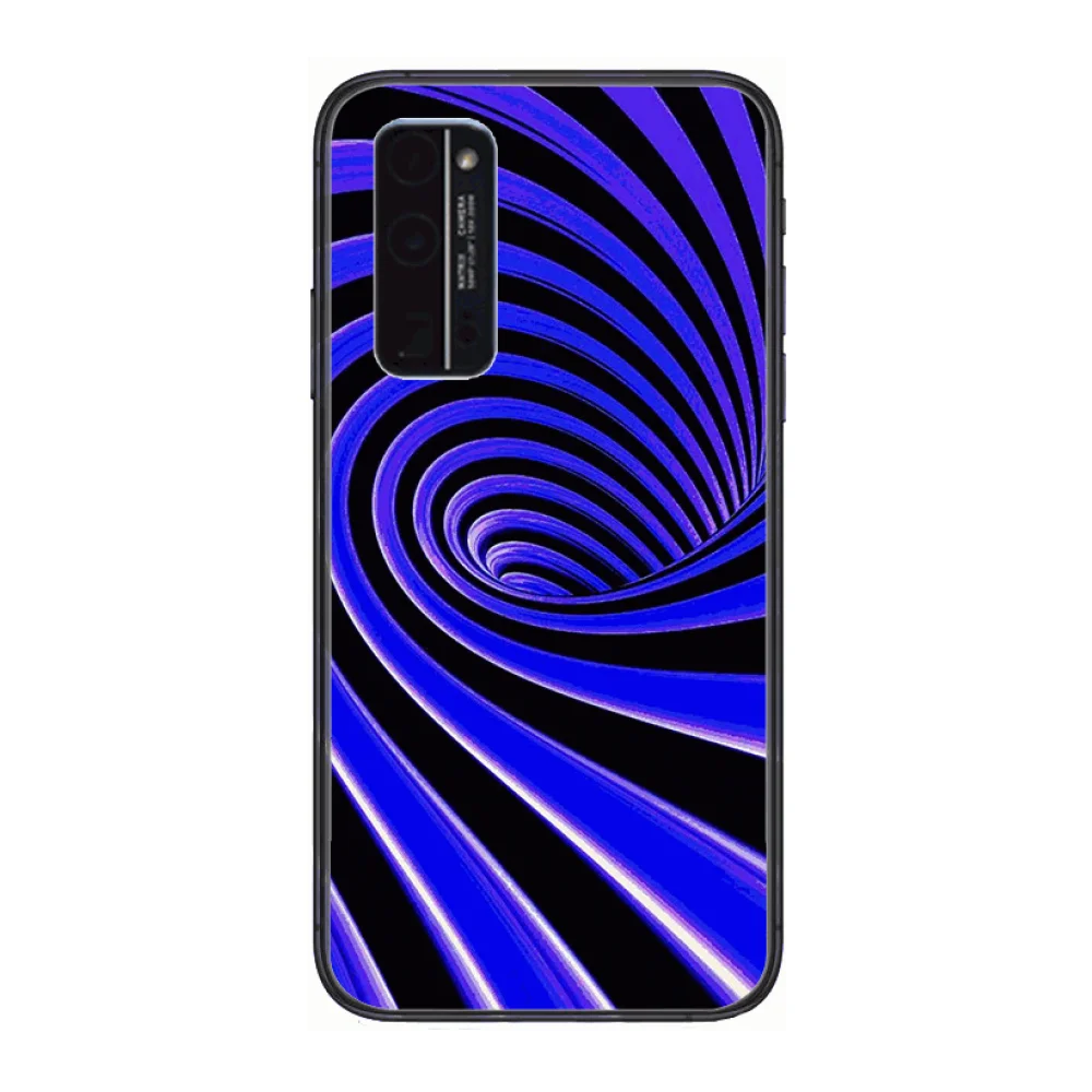 

Vision Attract Phone Case Hull For Huawei Honor 8 9 10 20 30 A S Lite Pro 5g i Black Back Soft Cell Cover Pretty