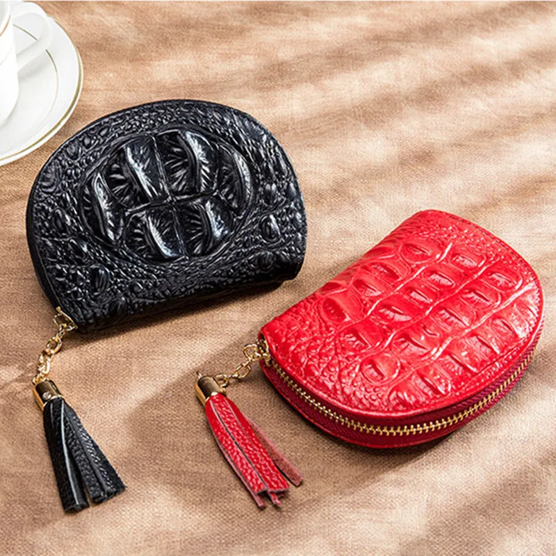 Женский кошелек из воловьей кожи с отделением для монет|Кошельки монет| |