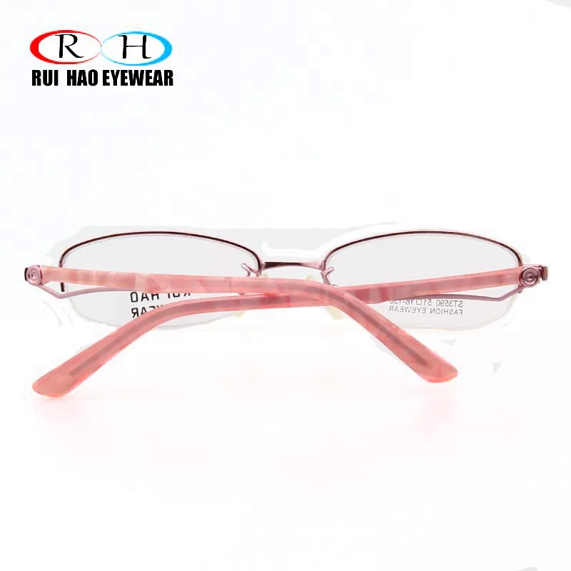 Женские очки в оправе RUI HAO Брендовые женские Полуободковые модные 3590|Женские
