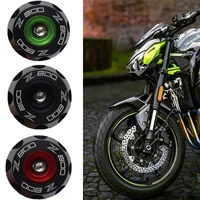 for kawasaki z800 2013 2014 2015 2016 motorcycle front axle fork wheel protector crash slider pad logo z800