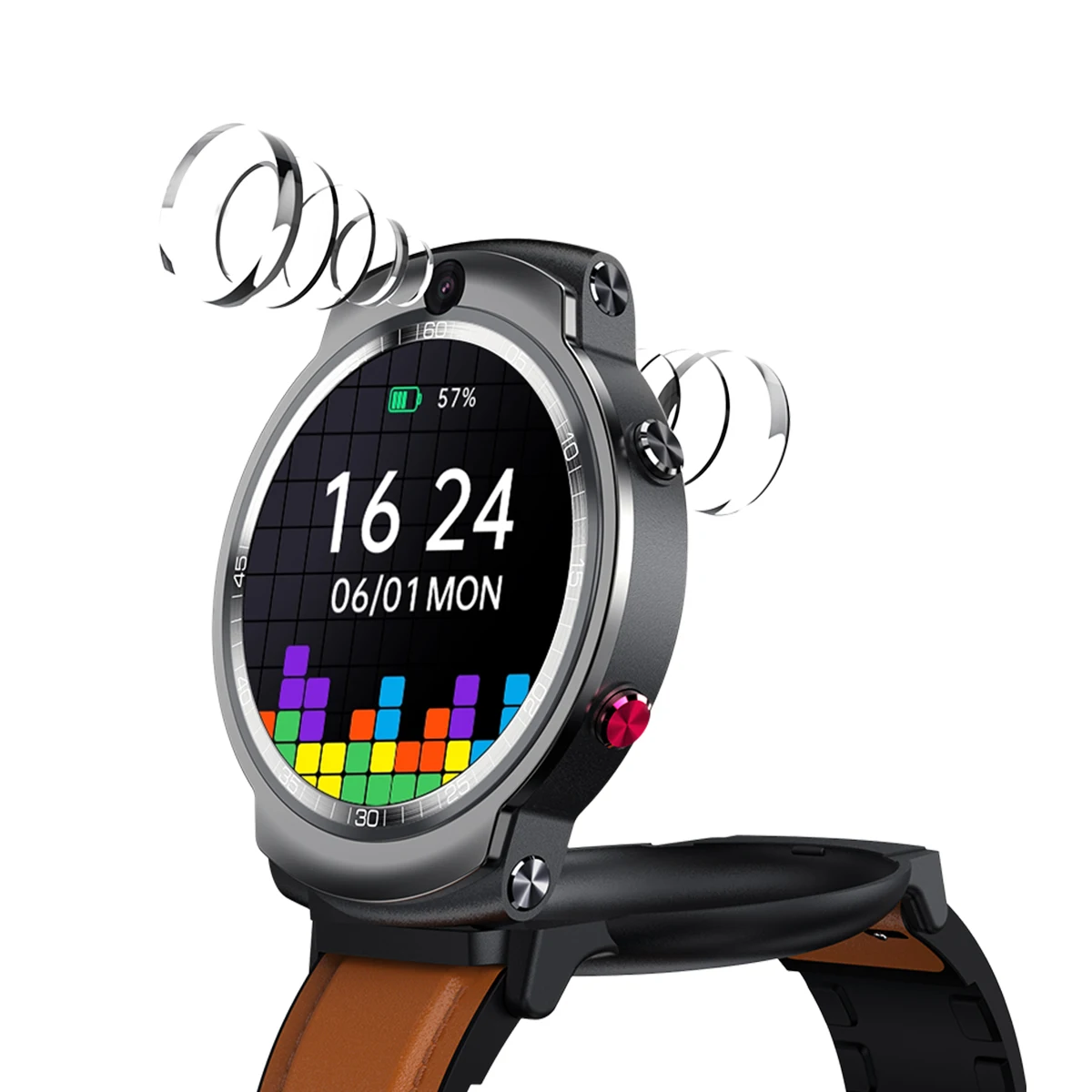 

Smart Fitness Watch DM28 4G Android 7.1 WiFi GPS Health Wrist Bracelet Heart Rate Sleep Monitor Mobile Phone Watch