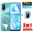 3-в-1 гидрогель пленка для Oppo Realme 7 Pro Экран протектор Камера пленка для Oppo Realme X7 Pro oqqo протектор Экран объектив пленка