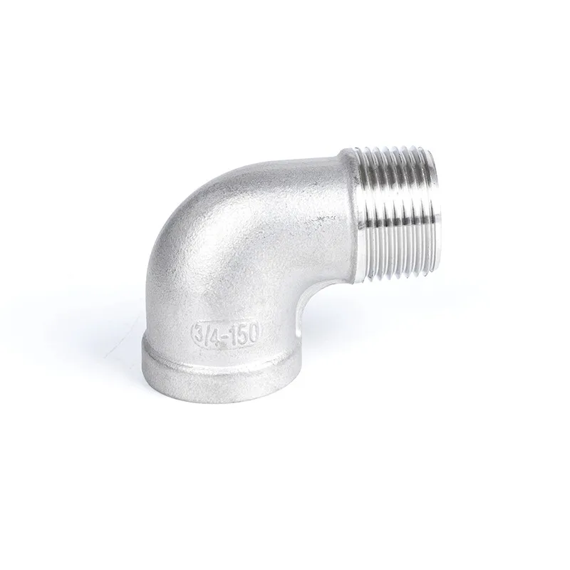 1/8" 1/4" 3/8" 1/2" 3/4" 1" Female X Male Thread Street Elbow 90 Degree Angled SS 304 Stainless Steel Pipe Fitting Connectors