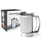 Новинка 800 мл блинница из нержавеющей стали для кексов, блинчиков, бельгийские вафли, инструменты для выпечки