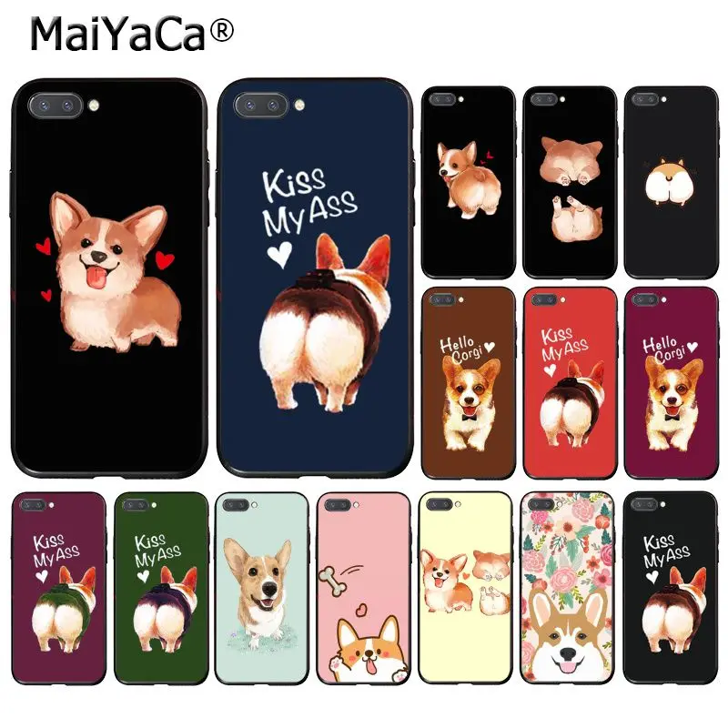 MaiYaCa сексуальный мультфильм собака задница супер милая корги телефонный чехол