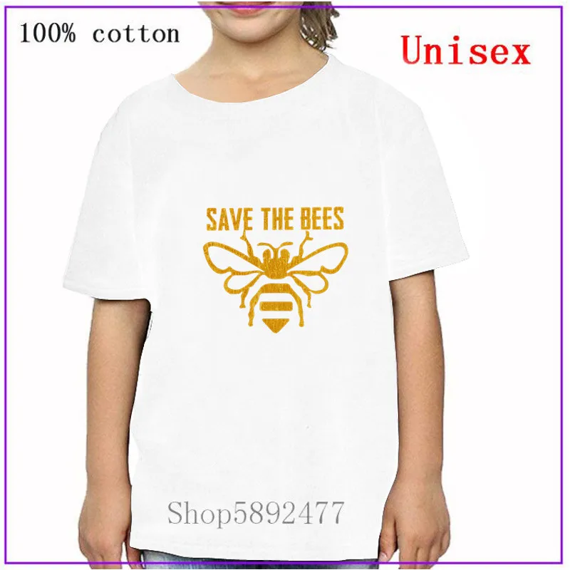 Футболка с надписью save the bees футболка графическим рисунком детская хлопковая