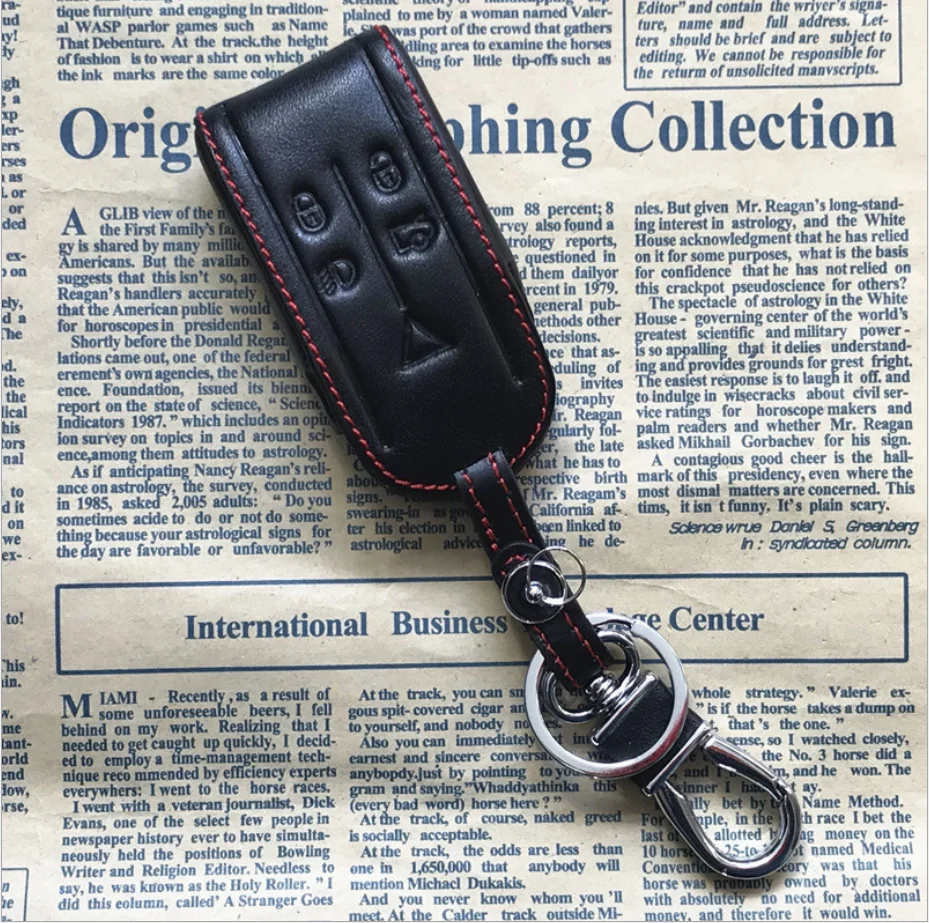 

Leather Key Case Car Key Case Special Remote Control Protection Case for Jaguar XK XF