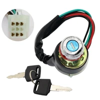 80 dropshipping 6 wire 150200250cc quad dirt bike motorcycle ignition key switch with 2 key