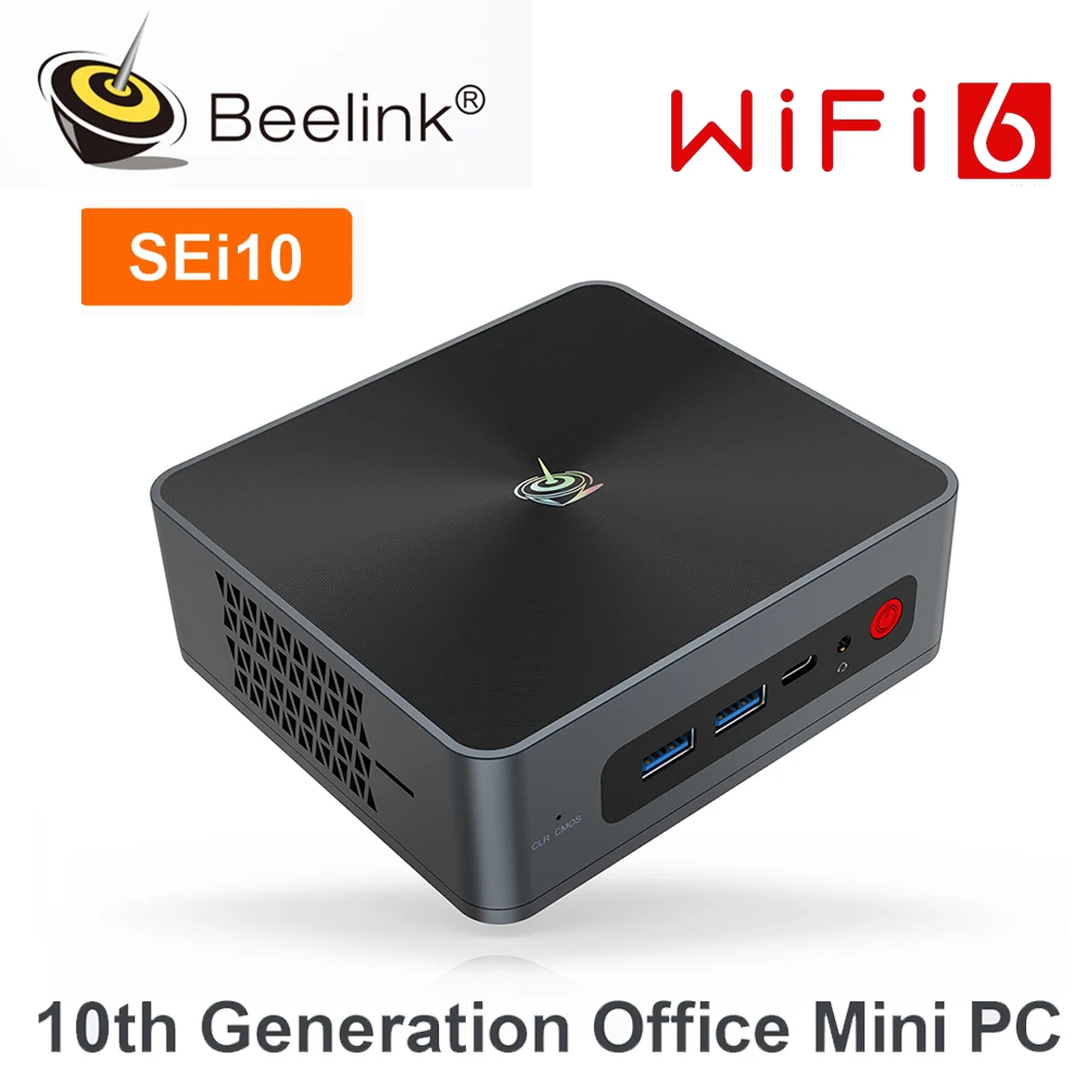 

Beelink SEi10 10th Generation Intel I3-1005G1 Windows 10 Office Mini Pc 8GB 256GB Bluetooth 5.0 Wifi 6 Mini Computer PC Gamer