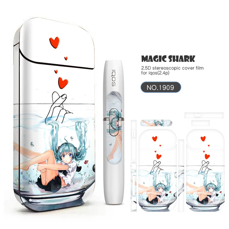 Пленка стерео Гадкий я кунг фу Панда кот для IQOS 2 4 p стикер Plus кожаный