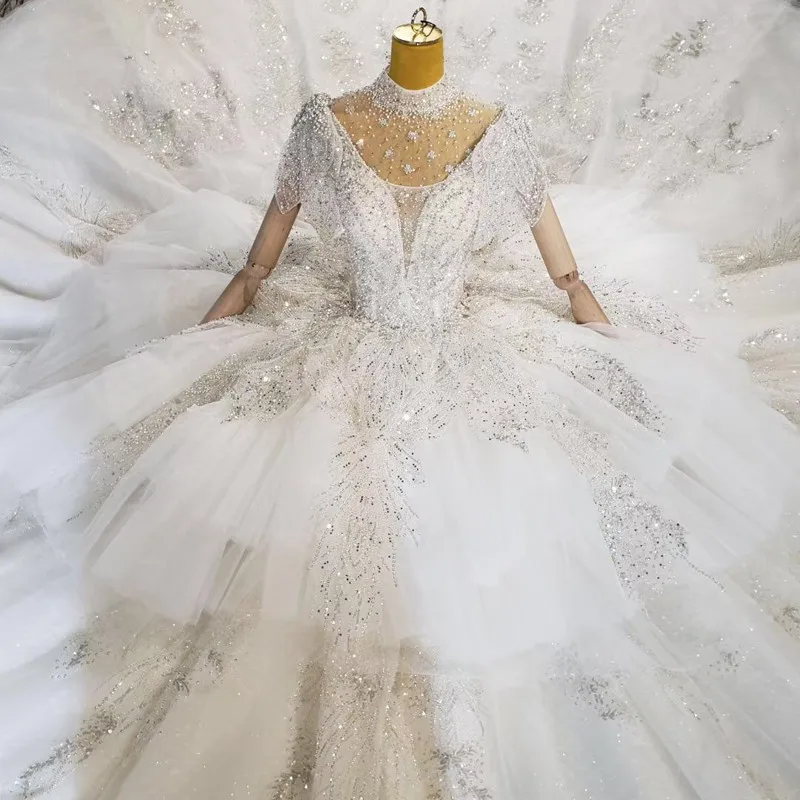 

Lace Wedding Dress 2021 Robe De Mariee Sheer Long Sleeves Wedding Dresses Custom Made Illusion Ball Bride Gowns