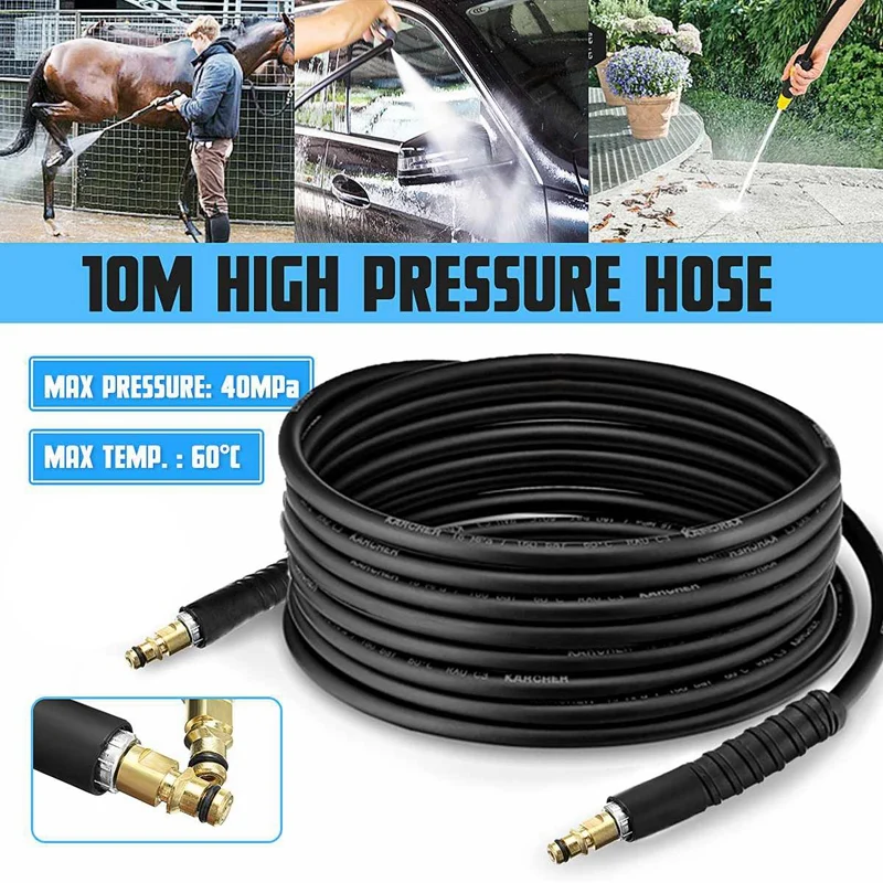 

10M High Pressure E Washer Water Cleaner Clean Car Wash Hose For Karcher K2 K3 K4 K5 K6 K7