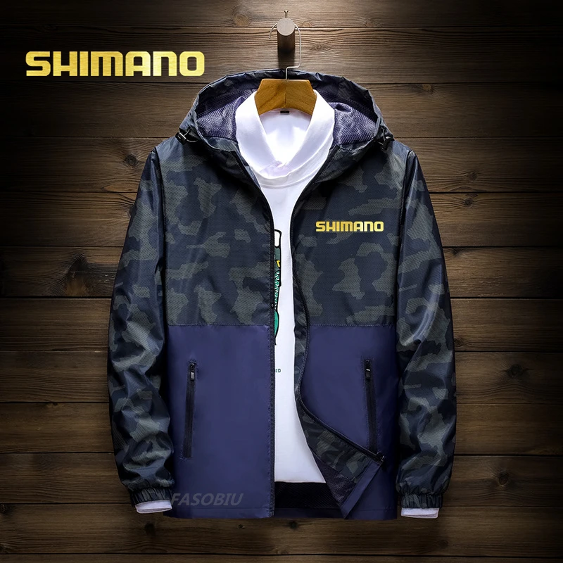 

2021 New Outdoor for Fshing Jacket Men Hooded Camouflage Fishing Shirt Quick Dry Clothing Quick Dry Multi-pocket Fishing Clothes