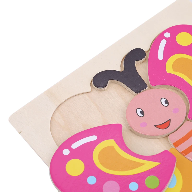 

Baby 3D Puzzle Jigsaw Wooden Toys Cartoon Animals Train Puzzles Child Educational Toy for Children Toys Puzzle