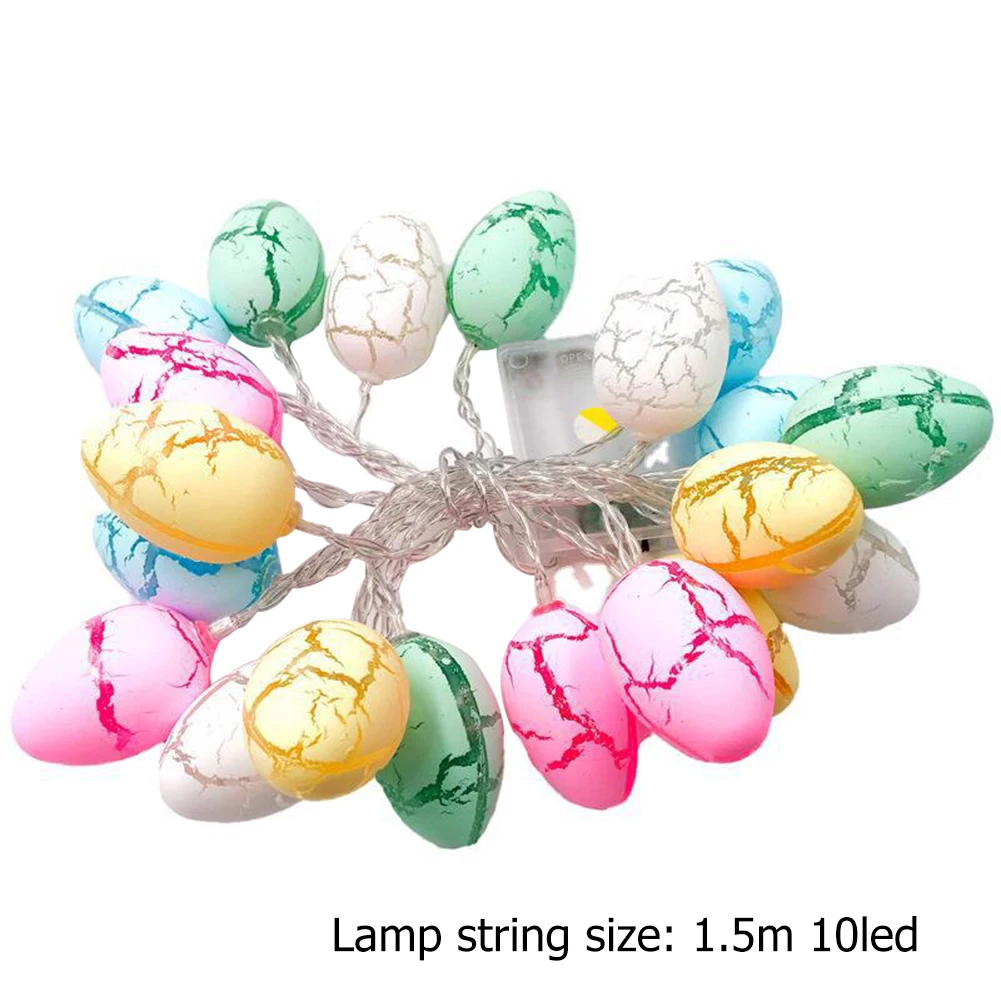 

1.5m 10LED Easter Dinosaur Eggs Light for Easter Festival Party Wedding Dormitory Holiday Decor Home Easter Party Supplies