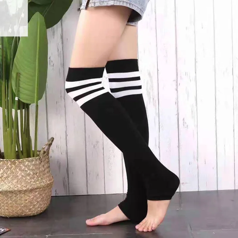 Носки модные чулки повседневные хлопковые выше колена акриловые высокие носки