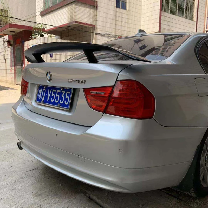 GT Стиль углеродного волокна задний спойлер багажника подходит для BMW E90 E92 318i 320i 325i