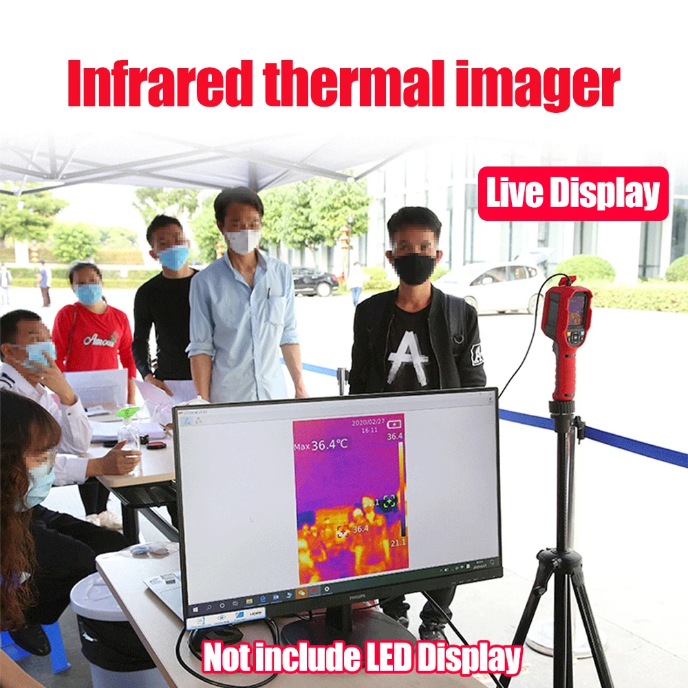 UNI-T UTi165K HD инфракрасный Термальность Imager Камера напольного отопления детектор