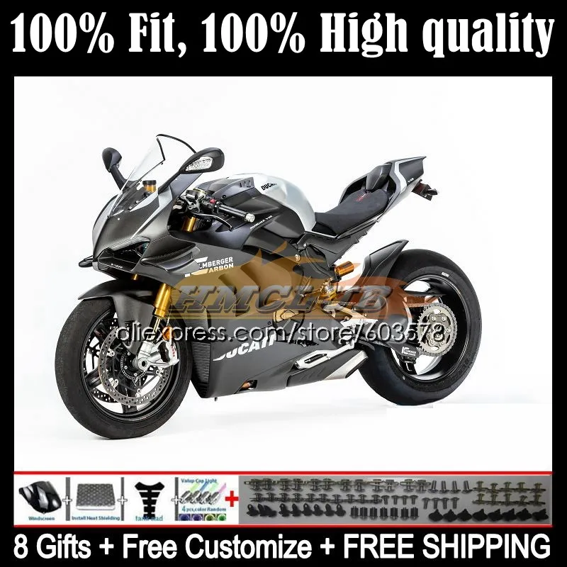 

Инъекция для DUCATI Panigale V 4 V4 S R V4S V4R 109CL.12 женская модель 18 19 20 21 V-4 S 2018 2019 2020 2021 Обтекатели углеродного цвета