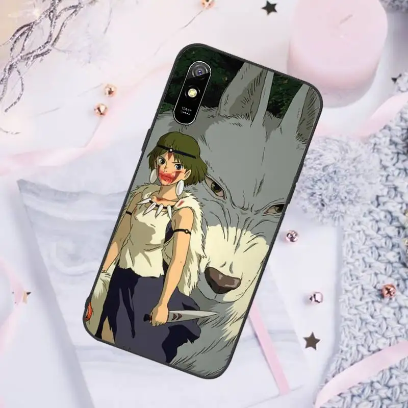 

Mononoke Hime Phone Case For Xiaomi Mi Redmi Note 8T 9T 9S 9A 10 7 8 9 Lite pro
