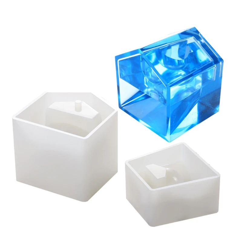 

2 Pieces House Silica Gel Mold for DIY Craft Making Interior Decoration Ideal Gift for DIY Lovers Corrosion Resistance